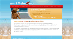 Desktop Screenshot of melanomaclinic.com.au